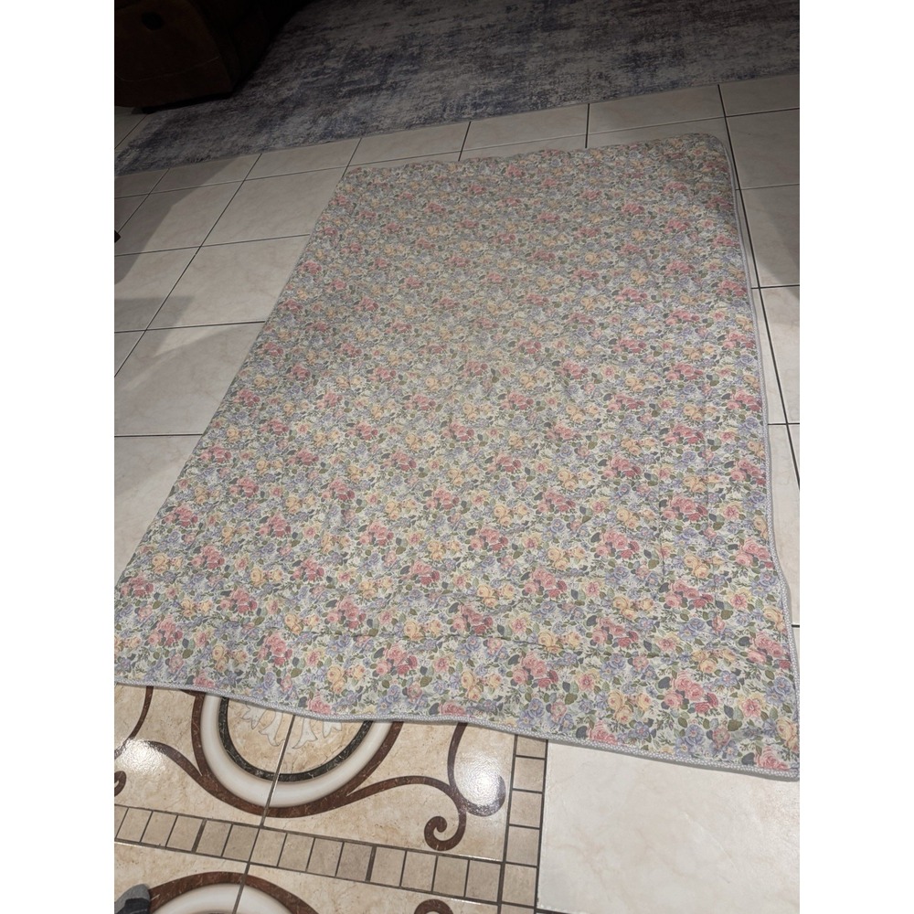 Vtg Laura Ashley Sycamore Quartet Rose Floral Comforter Cottagecore USA Twin